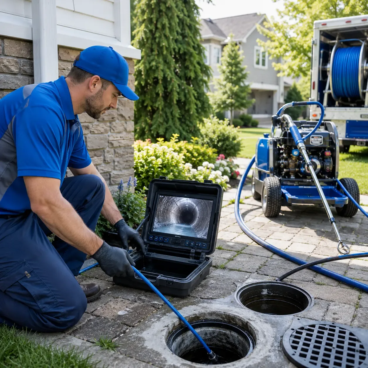 Outdoor drain cleaning professionals serving Osgood, IN